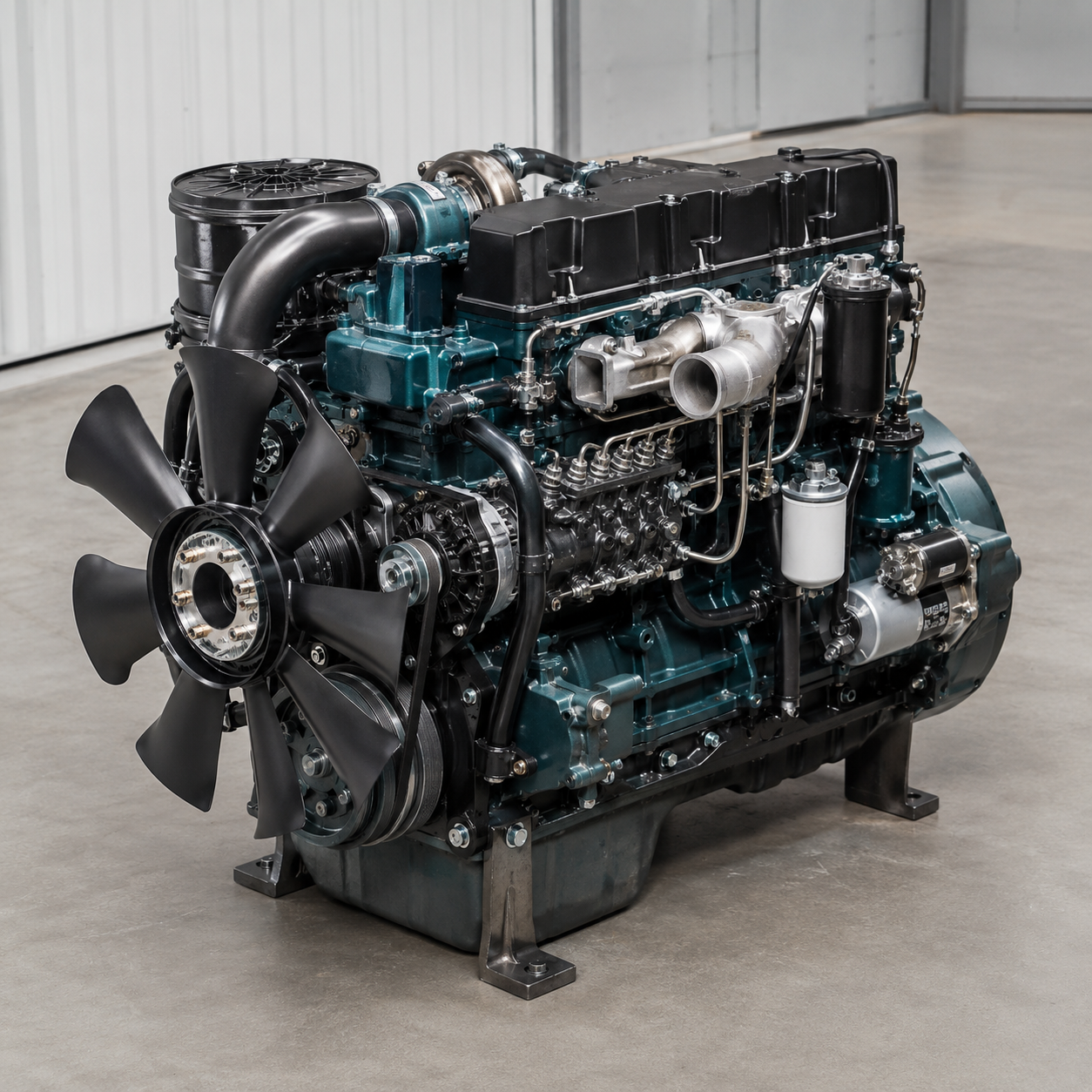 Yuchai diesel engine product display