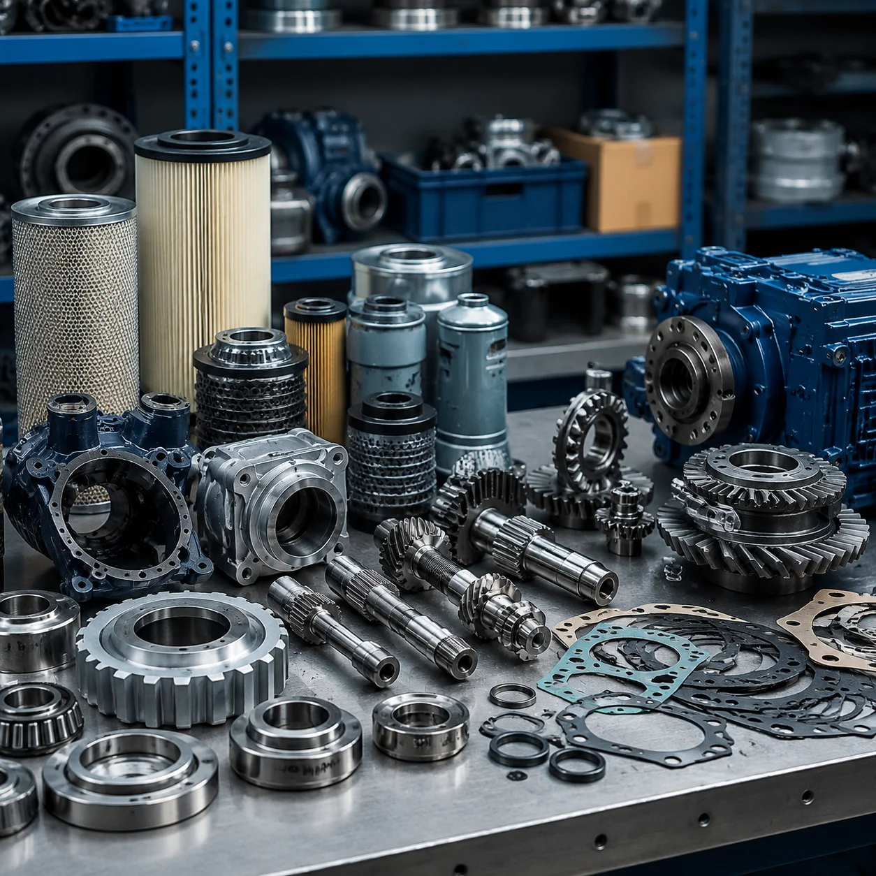 Diesel engine and marine gearbox parts