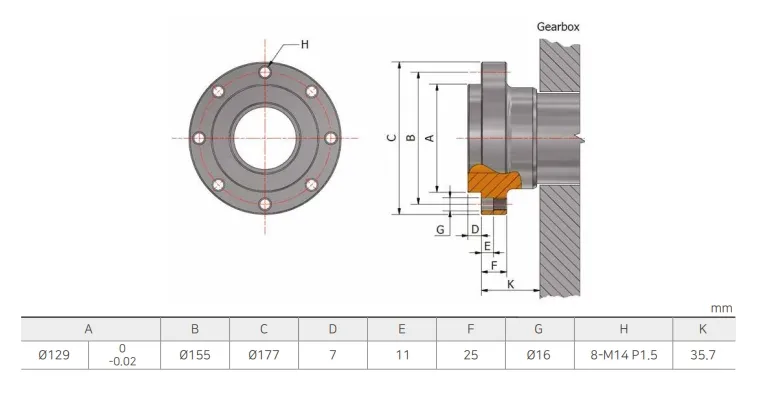 Korean Di Marine Gearbox Durable D-I Marine Gearbox for Boats Dmt400h