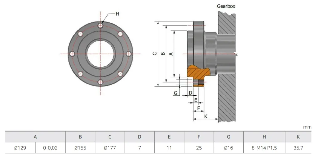 Premium Korea Dmt400h D-I Marine Gearbox for Reliable Marine Performance, Ratio 1.43/1.72/2.03/2.46/2.75
