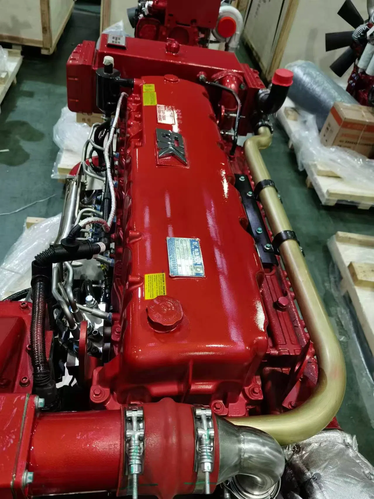Yc6K450L-C20, China Yuchia Diesel Marine Engine, 450HP/1500rpm, Water-Cooled