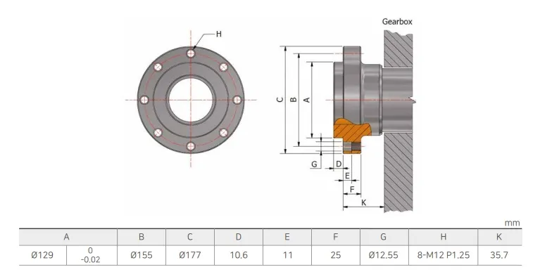 High-Performance Korean Gearbox for Marine Transmission Dmt320h Reverser