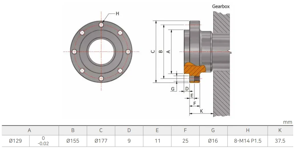 Efficient Korea Di Dmt450dl Marine Gearbox for Seamless Operation