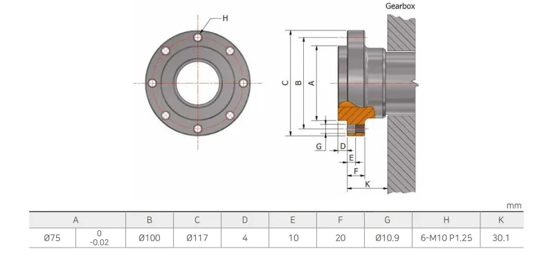 Dmt110A Korean Gearbox D-I Marine Sea Gearbox Transmission, Ratio 1.77, 2.09, 2.42 2.82, 3.19, 3.81