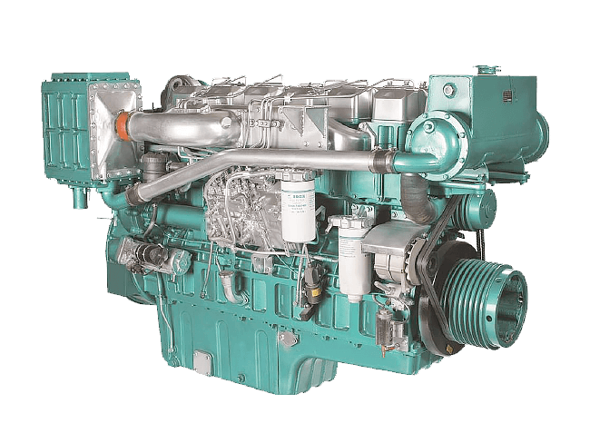 YC6MJ410L-C20 ,410HP, 300kw, 1800rpm, Reliable Yuchai Marine Diesel Engines for Boats and Marine Vessels
