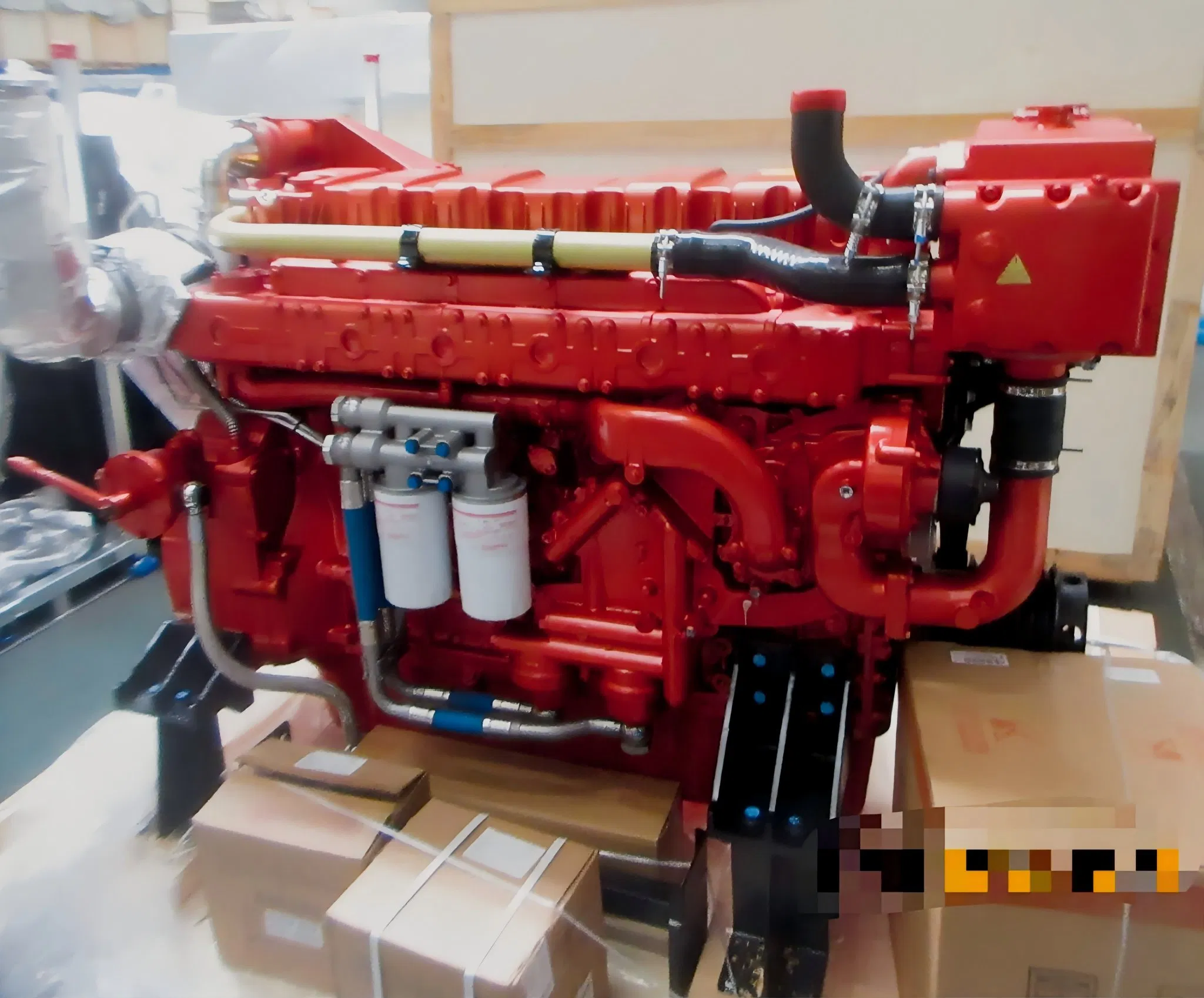 Yc6K450L-C20, China Yuchia Diesel Marine Engine, 450HP/1500rpm, Water-Cooled