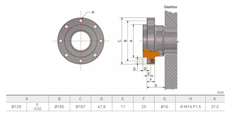 Durable Korea Di Marine Gearbox Designed for Heavy-Duty Use