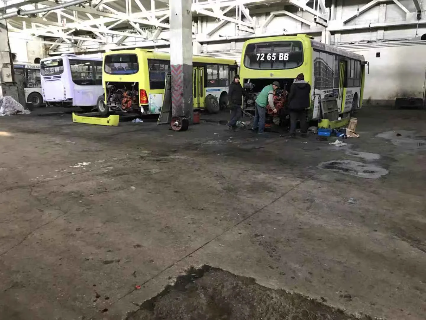 Won the bid for the engine replacement project of Bishkek Bus Company
